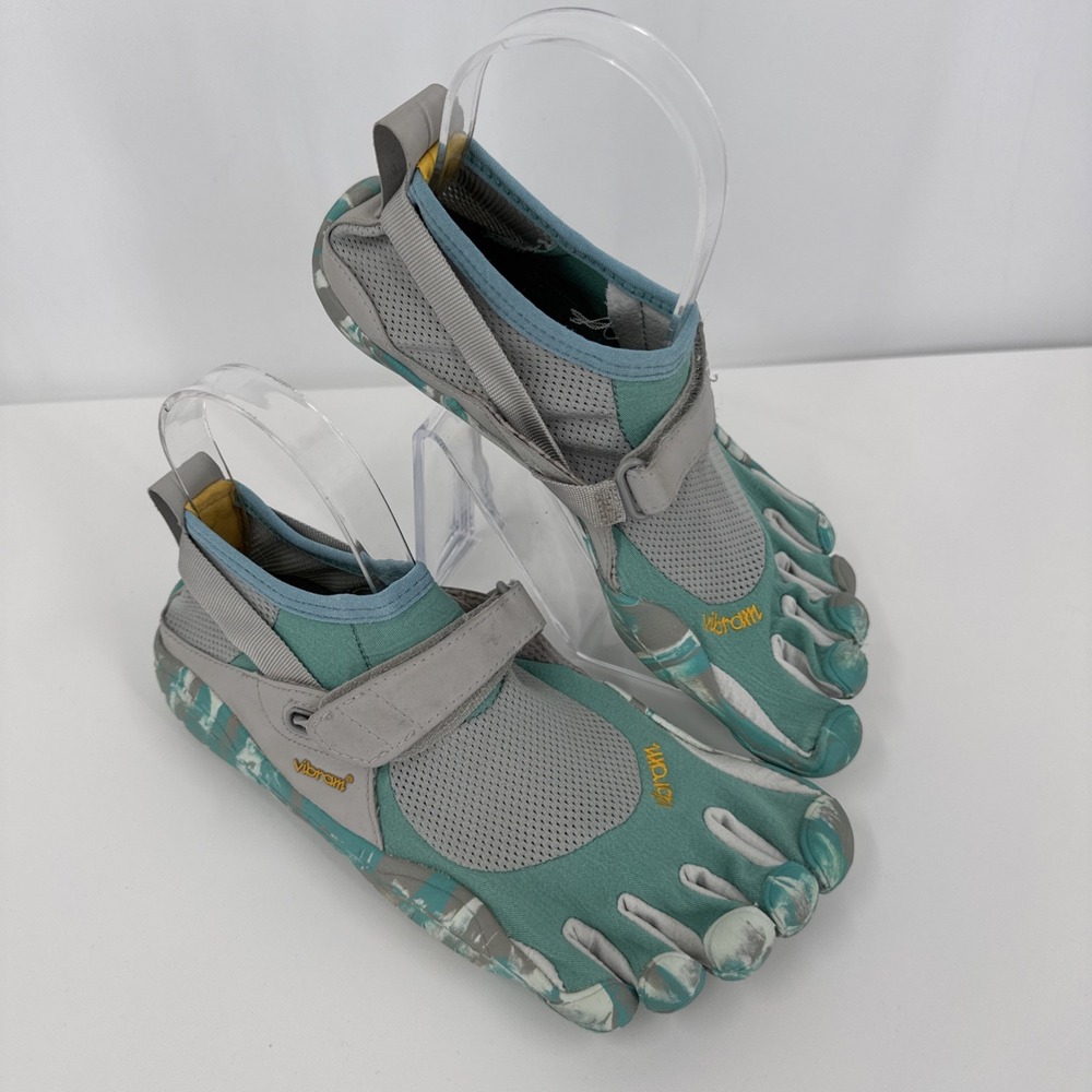Vibram FiveFingers Teal and Gray Athletic Shoes